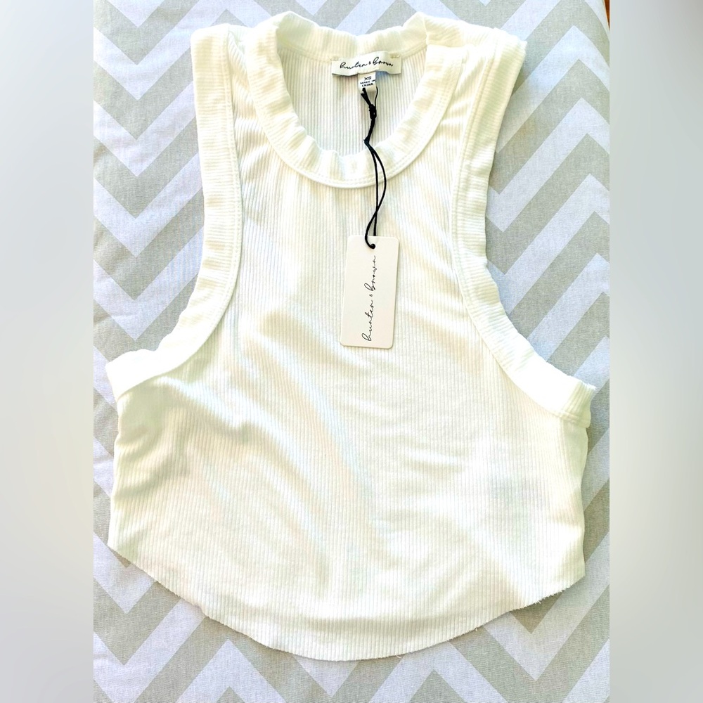 Hunter & Brown Cropped Tank Top